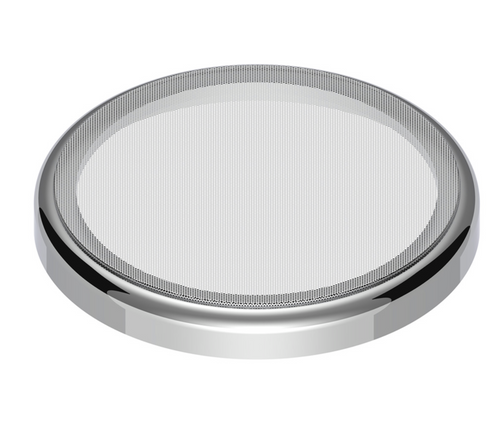 Chrome 7- " Round Speaker Cover For Peterbilt 389 (2008+), 388 (2008-2014), 379/378/335/330 (1995-2000), Snap-
