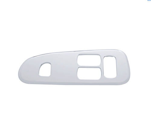 hrome Plastic Window Switch Trim For 2008+ Peterbilt 389/388- Driver (3 Large & 1 Small Opening)
