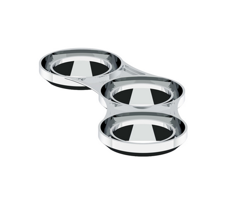 Center Dash 3 Gauge Cluster Bezel With Visor 2006+ Peterbilt