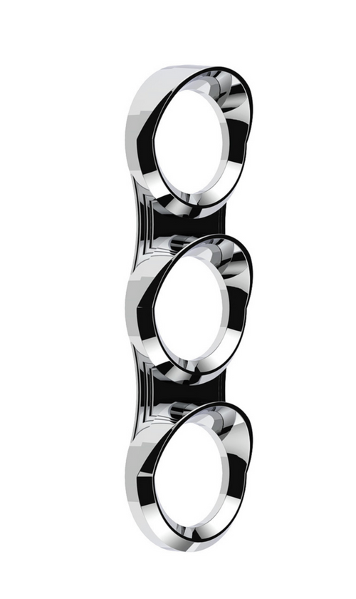 3 Gauge Cluster Bezel With Visor For 2006+ Peterbilt - Vertical