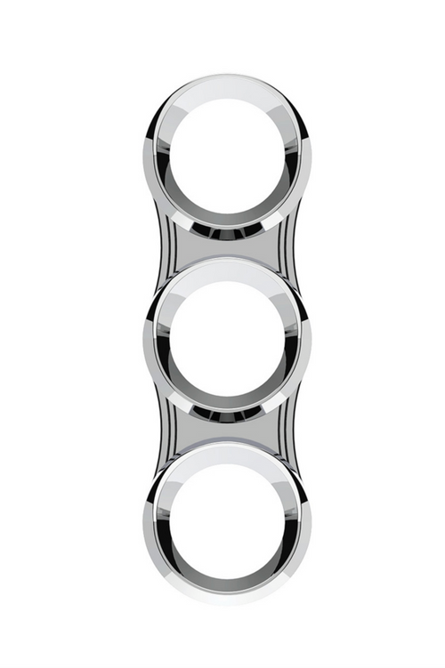 3 Gauge Cluster Bezel With Visor For 2006+ Peterbilt - Vertical