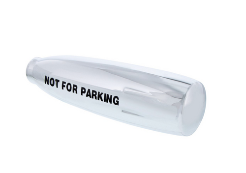 Chrome Plastic "Not For Parking" Trailer Brake Lever Cover For 2006+ Kenworth