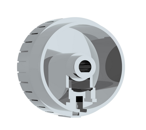 Chrome A/C Knob For Kenworth T680/T880 Sleeper