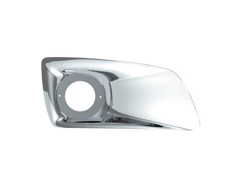 Chrome Plastic Fog Light Cover With Cab Light Opening For 2007-2017 KW T660 - Passenger