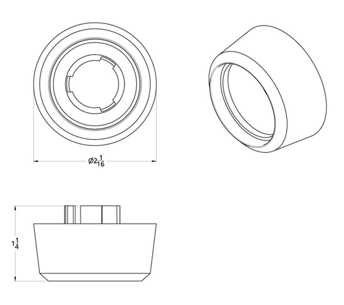 Chrome A/C Knob For 2013-2021 Peterbilt 579