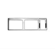 Chrome Plastic 7-Rocker Switch Bezel For 2013-2021 Peterbilt 579