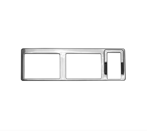 Chrome Plastic 7-Rocker Switch Bezel For 2013-2021 Peterbilt 579