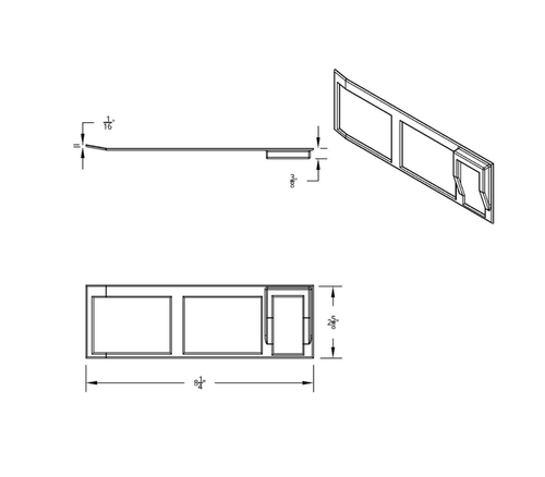 Chrome Plastic 7-Rocker Switch Bezel For 2013-2021 Peterbilt 579
