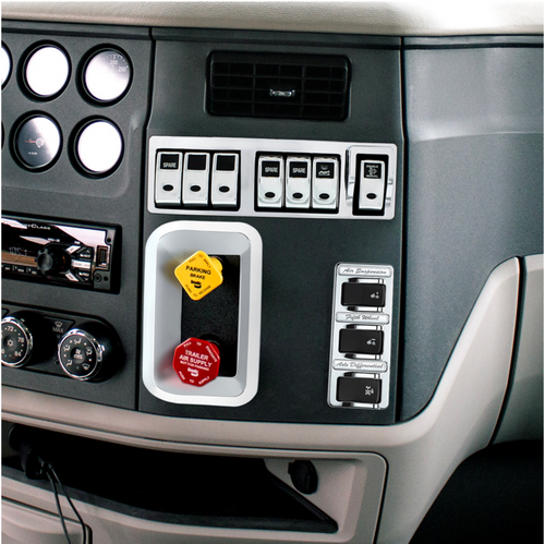 Chrome Air Valve Trim for 2010+ Peterbilt