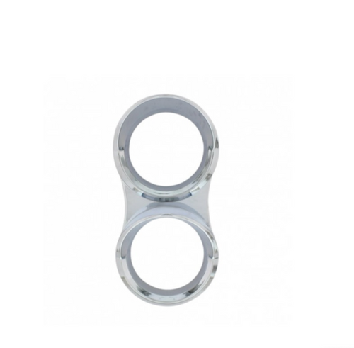 2 Small Gauge fits Mack Chrome Small Gauge Cover with Visor