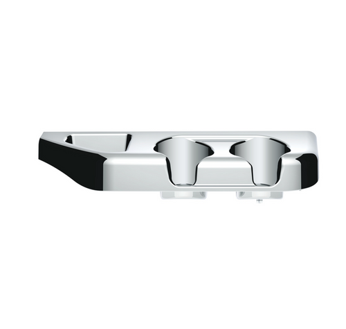 Chrome Center Cup Holder Panel For Freightliner Columbia (2003-2011) & Century/Coronado (2002-2010)