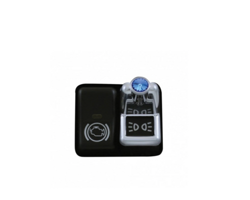 Toggle Switch Cover - Blue Diamond fits Volvo