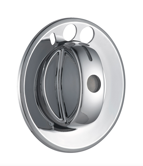 Chrome Plastic 2-Piece Headlight Switch Cover For 2008-2017 Freightliner Cascadia