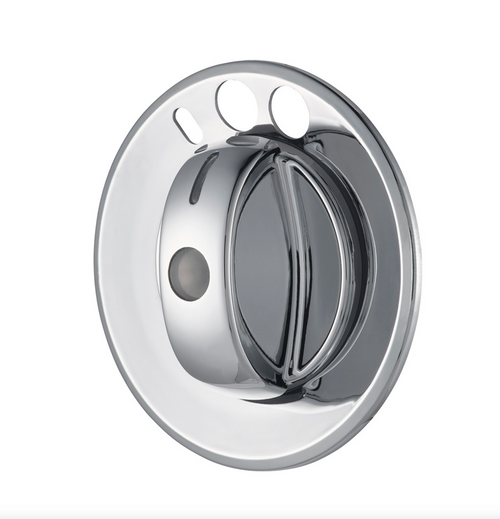 Chrome Plastic 2-Piece Headlight Switch Cover For 2008-2017 Freightliner Cascadia