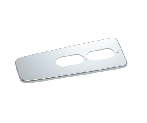 Chrome Window Switch Cover For 2008-2017 Freightliner Cascadia - Passenger - 2 Openings