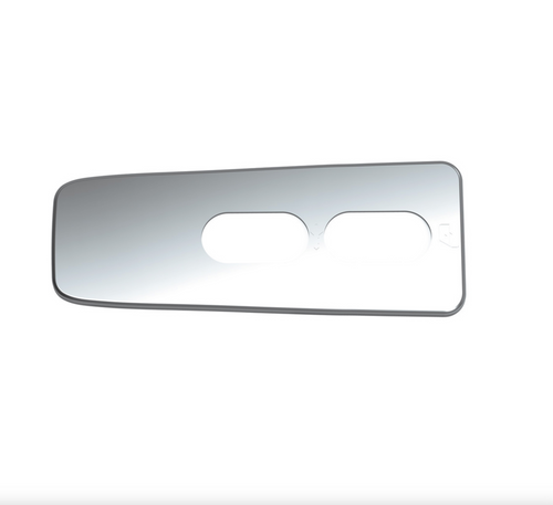 Chrome Window Switch Cover For 2008-2017 Freightliner Cascadia - Passenger - 2 Openings