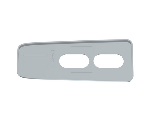 Chrome Window Switch Cover For 2008-2017 Freightliner Cascadia - Passenger - 2 Openings