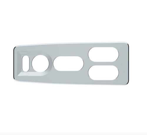 Chrome Window Switch Cover For 2008-2017 Freightliner Cascadia - Driver-5 Openings