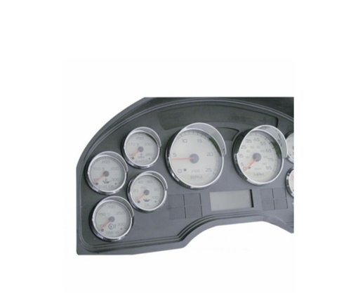 Chrome Small Gauge Bezel With Visor for 2007+ International