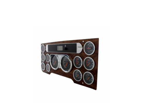 2 Gauge Cluster Bezel With Visor For 2008-2017 Freightliner Cascadia