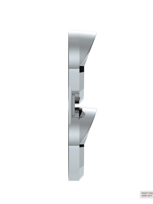 Small 2 Gauge Cluster Bezel With Visors For 2008-2017 Freightliner Cascadia - Vertical