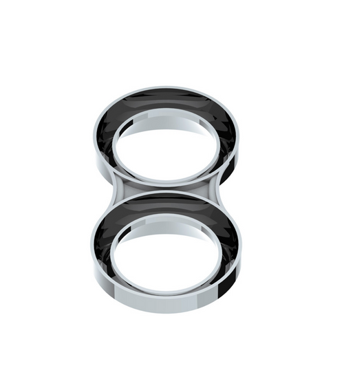 Small 2 Gauge Cluster Bezel With Visors For 2008-2017 Freightliner Cascadia - Vertical