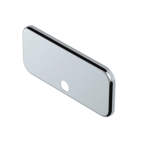 Chrome Plastic Upper Side Storage Door Cover For 2007-2018 Freightliner Cascadia