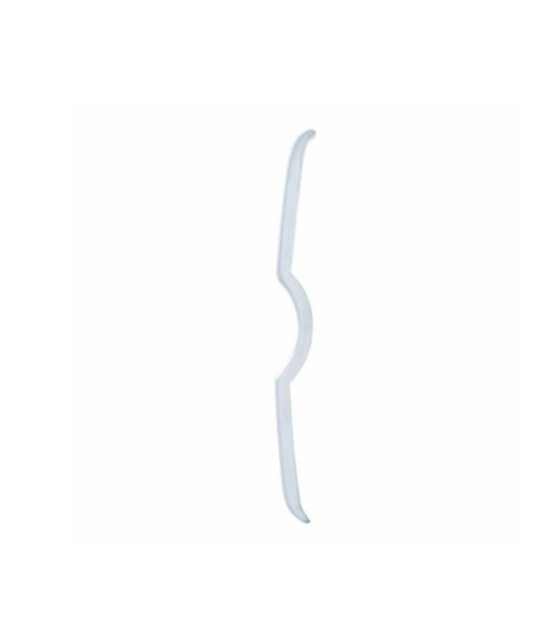 Chrome Plastic Switch Covers - 2 Openings (Card of 2)