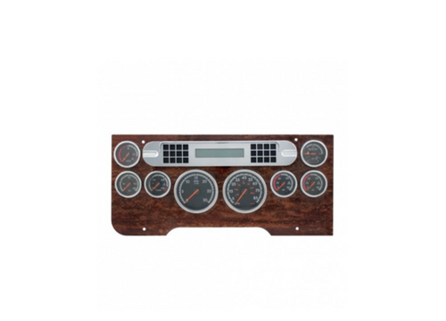 Chrome Plastic Center Dash Warning Light Panel Cover For Freightliner Cascadia