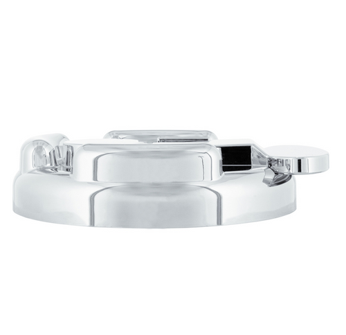 Chrome Plastic Fuel Cap Cover For Peterbilt - Locking