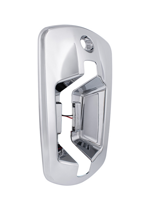 6 LED Chrome Door Handle Cover For 2018-2024 Freightliner Cascadia - Driver, Blue LED