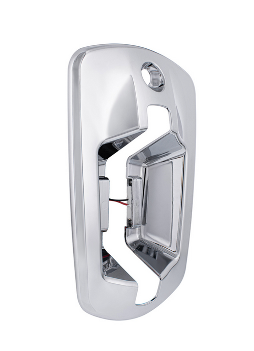 6 LED Chrome Door Handle Cover For 2018-2024 Freightliner Cascadia - Driver, White LED