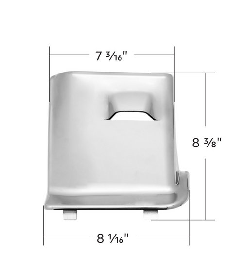 Chrome Fuse Compartment Access Cover For Kenworth T680