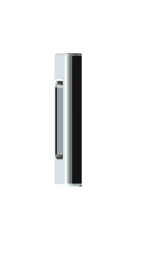 Chrome Plastic Switch Covers - 3 Openings (Card of 2)
