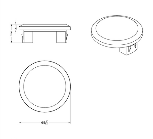 Chrome Gauge Blank for 2018-2023 Freightliner Cascadia