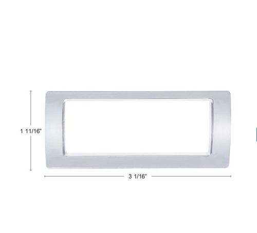 Chrome Dash Storage Pocket Trim for 2018-2023 Freightliner Cascadia