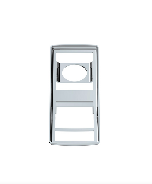 Chrome Door Switch Cover With Power Windows/Mirrors/Door Locks For 2018-2024 Freightliner Cascadia - Driver