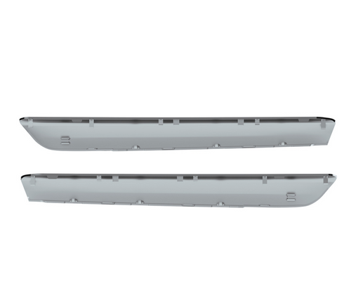 Chrome Plastic Door Grab Handle Covers For 2018-2023 Freightliner Cascadia (Pair)