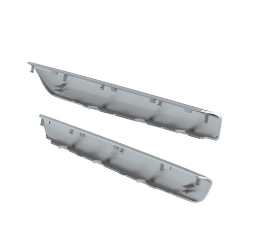 Chrome Plastic Door Grab Handle Covers For 2018-2023 Freightliner Cascadia (Pair)