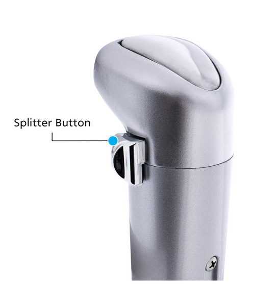 Chrome Plastic Splitter Button For Eaton Fuller 15 Speed Shifter