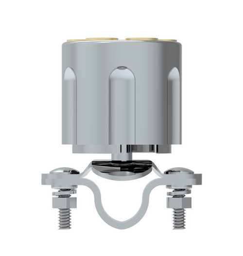 Chrome Aluminum Gun Cylinder Steering Wheel Spinner