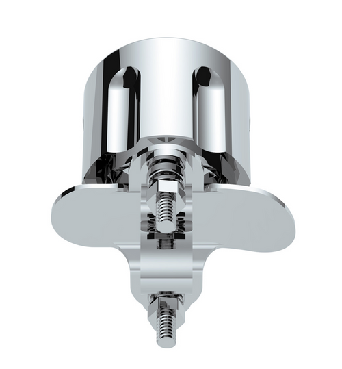 Chrome Aluminum Gun Cylinder Steering Wheel Spinner