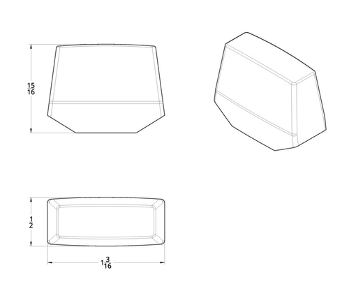Range Selector Cover - Chrome