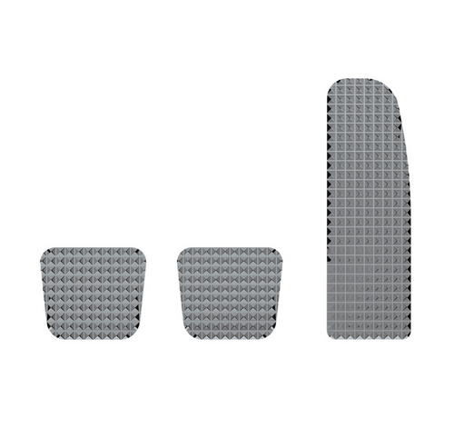 Chrome Billet Aluminum Diamond Pedal Set For 2008-2017 Freightliner Cascadia/Coronado/M2