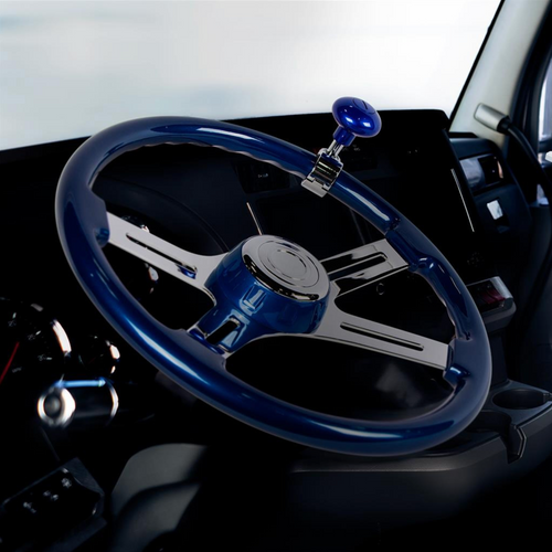 Heavy Duty Steering Wheel Spinner - Indigo Blue