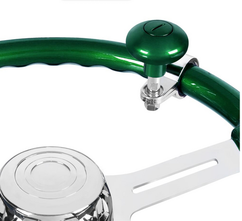 Heavy Duty Steering Wheel Spinner - Emerald Green