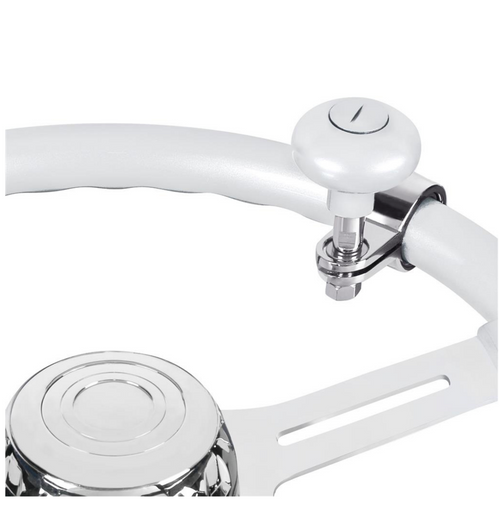 Heavy Duty Steering Wheel Spinner - Pearl White