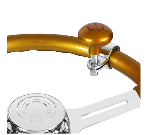 Heavy Duty Steering Wheel Spinner - Electric Yellow