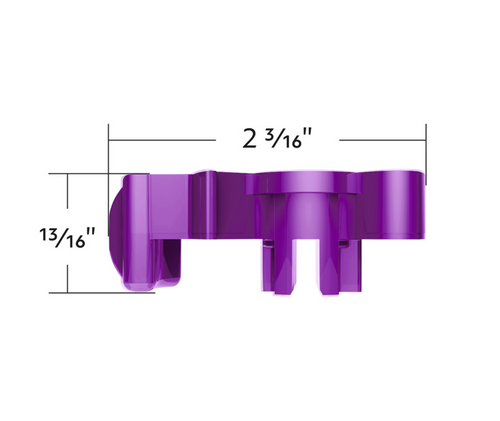 Candy Color Plastic Splitter Button For Eaton Fuller 13 Speed Shifter-Candy Purple