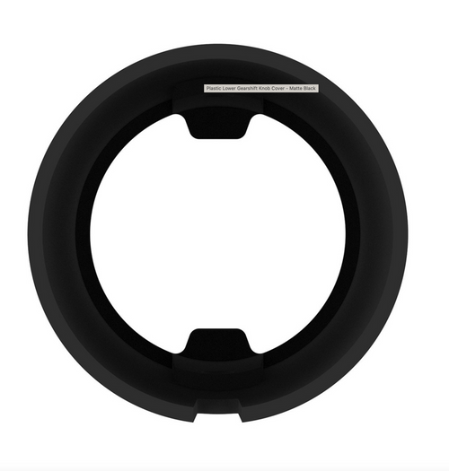 Plastic Lower Gearshift Knob Cover - Matte Black